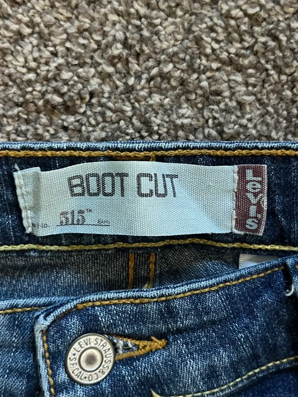 Vintage Levi's Women's Boot Cur 515 Jeans 16 M - Picture 2 of 8